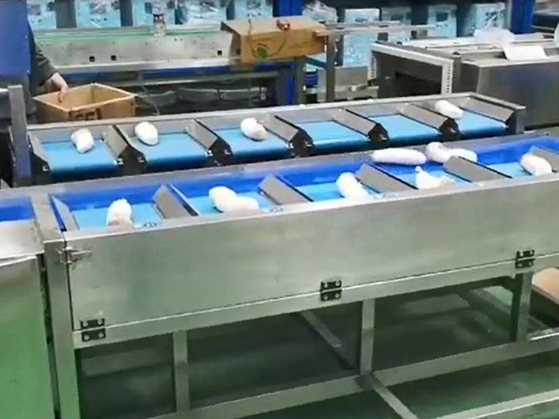 定量組合稱海鮮配重，分選效率高，通用性強